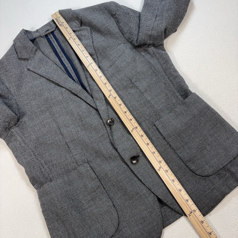 Bonobos Vitale Barberis Canonico Wool Blazer Jacket Men's 38S Gray Standard Fit - Picture 11 of 16
